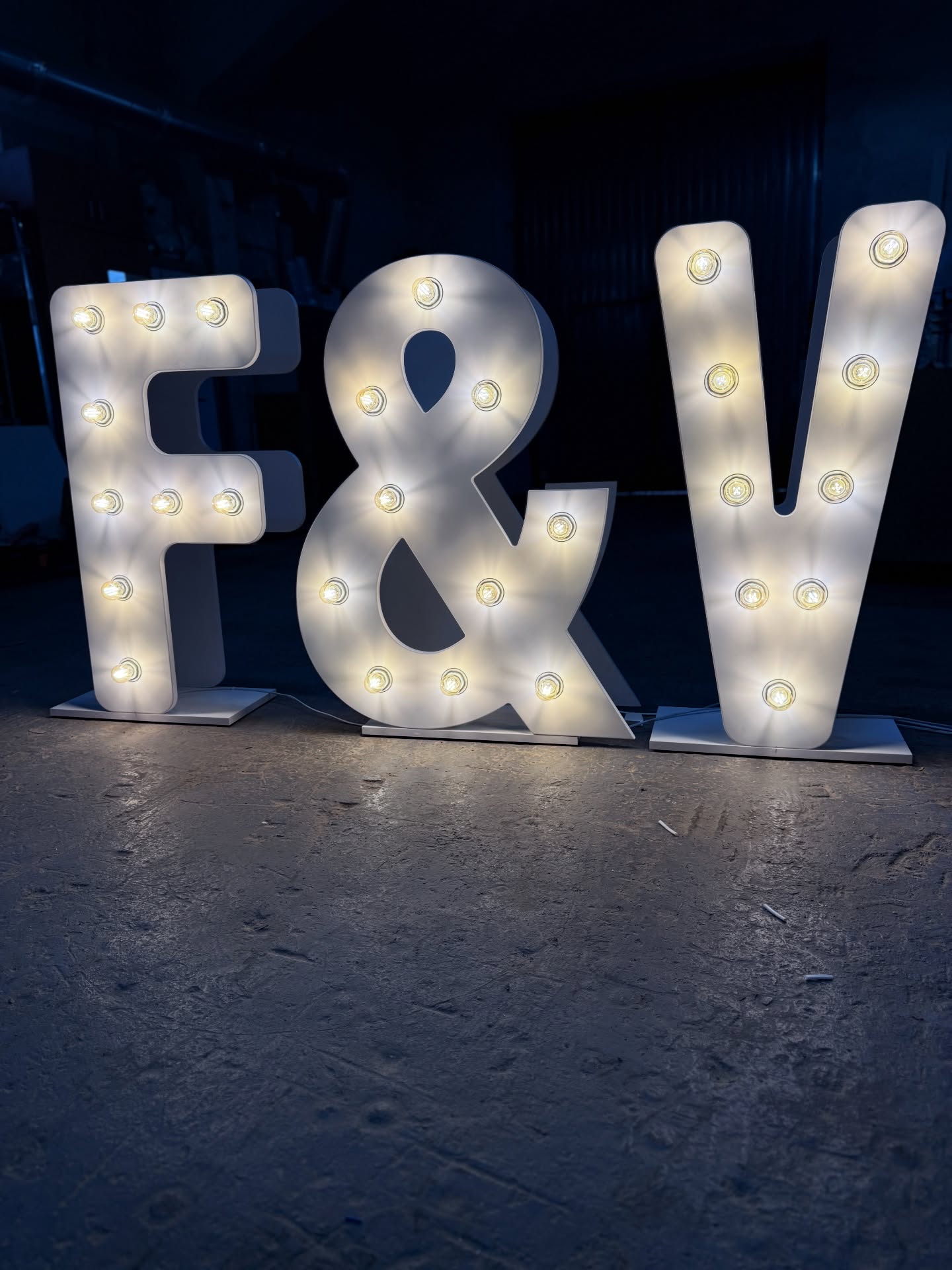 Cifre volumetrice pentru nunta