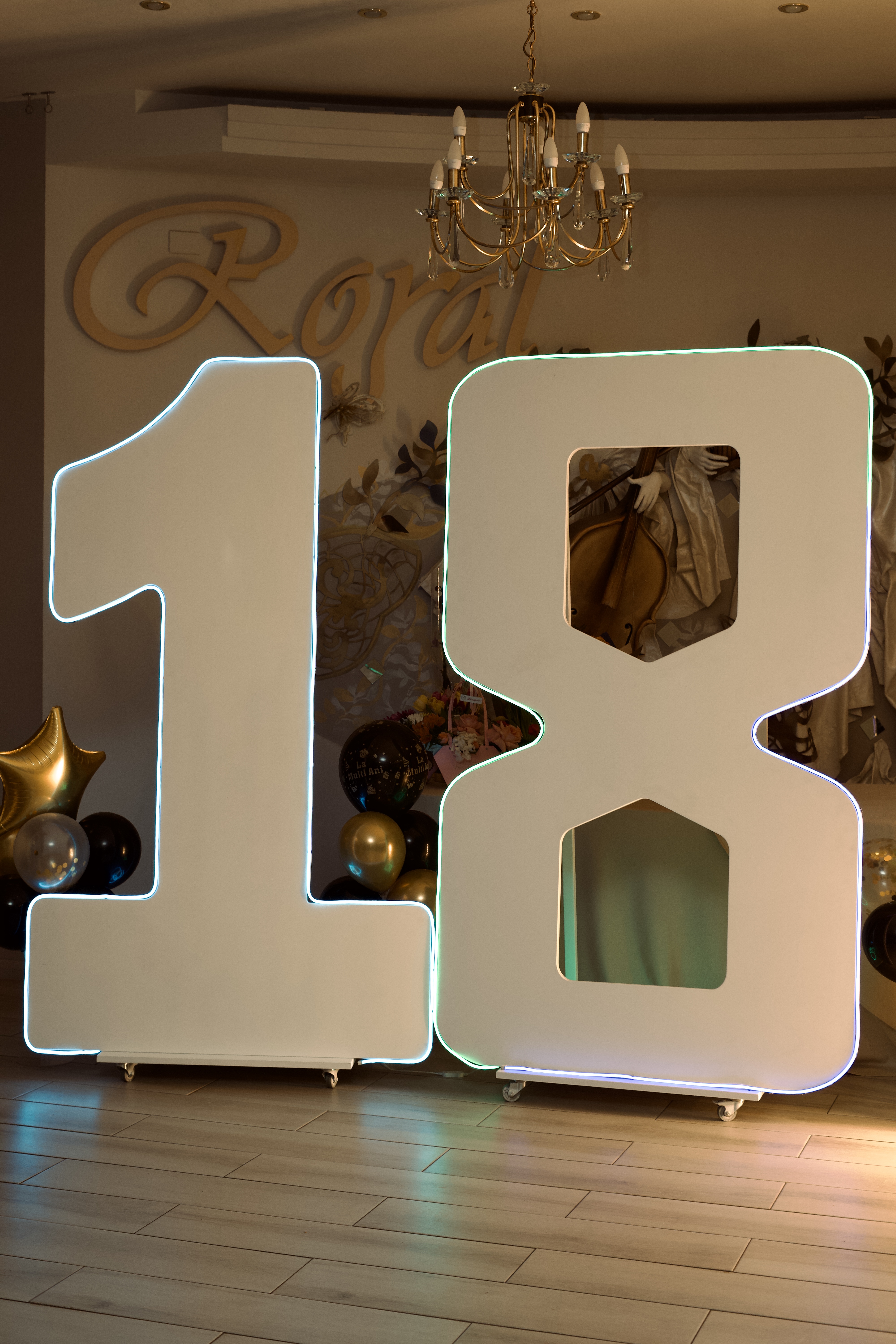 Cifre volumetrice elegante